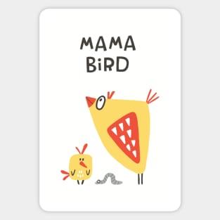 Mama Bird Sticker